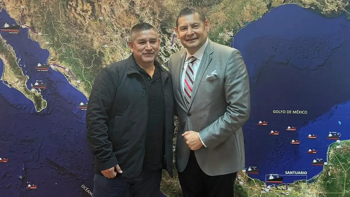 Alejandro Armenta se reunió con director de Logística de Pemex