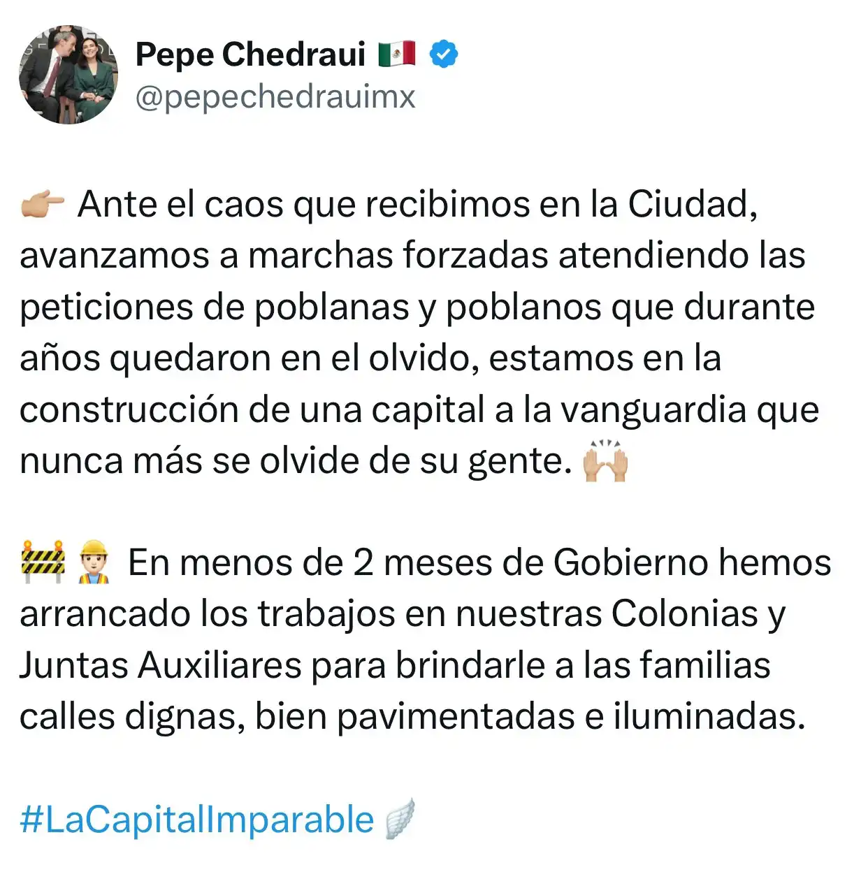 JOSÉ CHEDRAUI: CAMBIO DE NARRATIVA