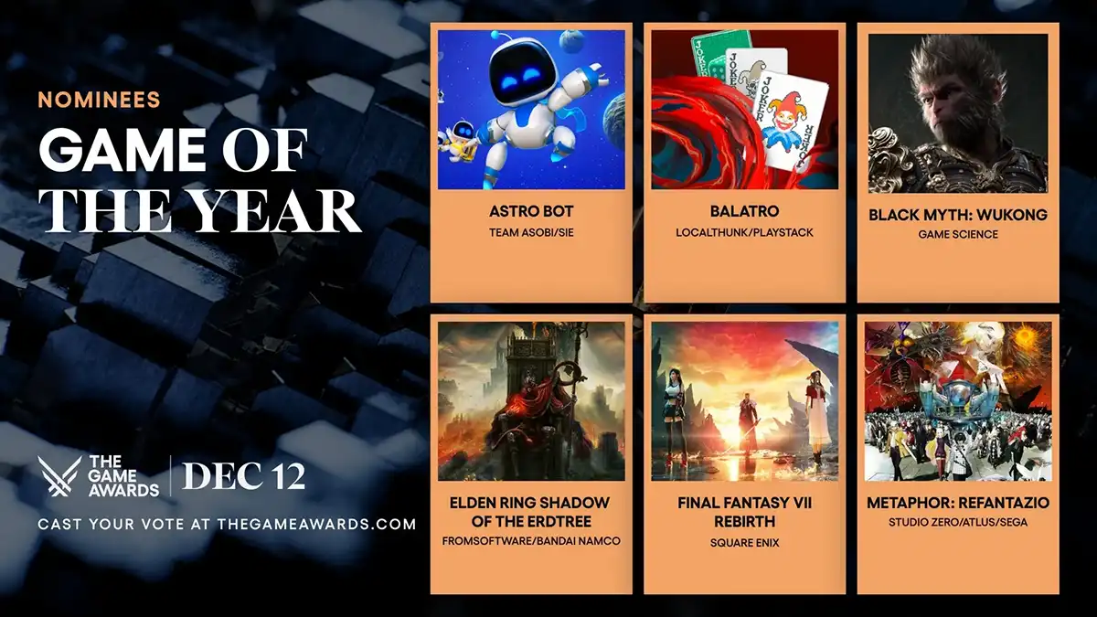 Estos son los ganadores de The Game Awards 2024