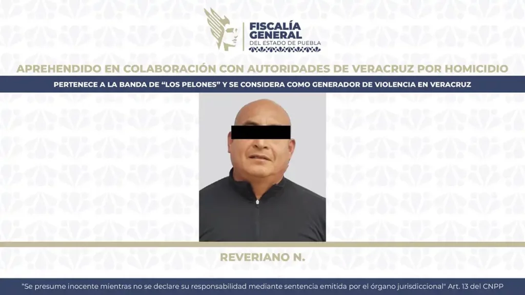 Ex alcalde de Coxquihui, Veracruz, es detenido y acusado de homicidio en Puebla